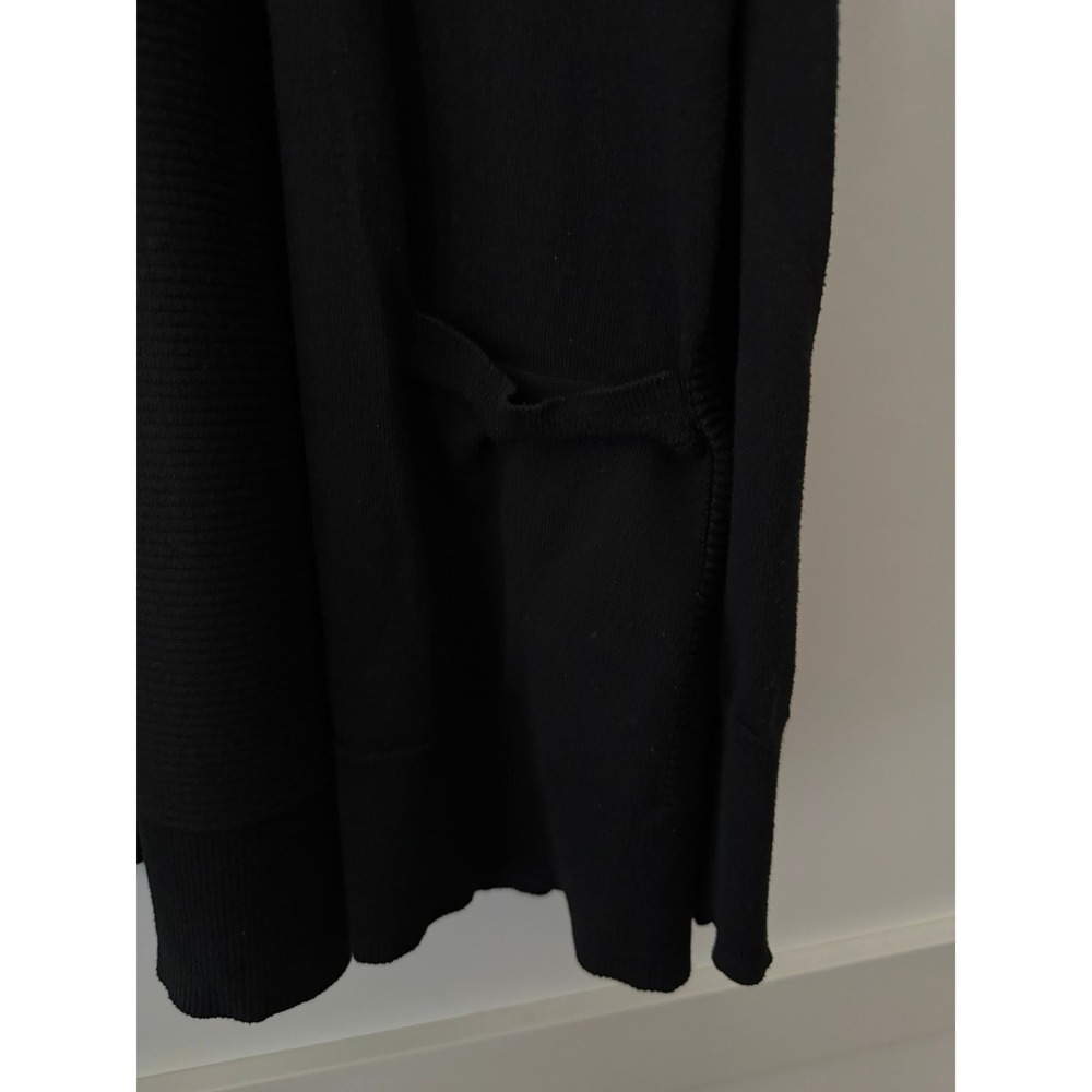 Time and Tru Womens Black Open Front Cardigan Sweater XL 16-18 TT31100012775 - Picture 5 of 11